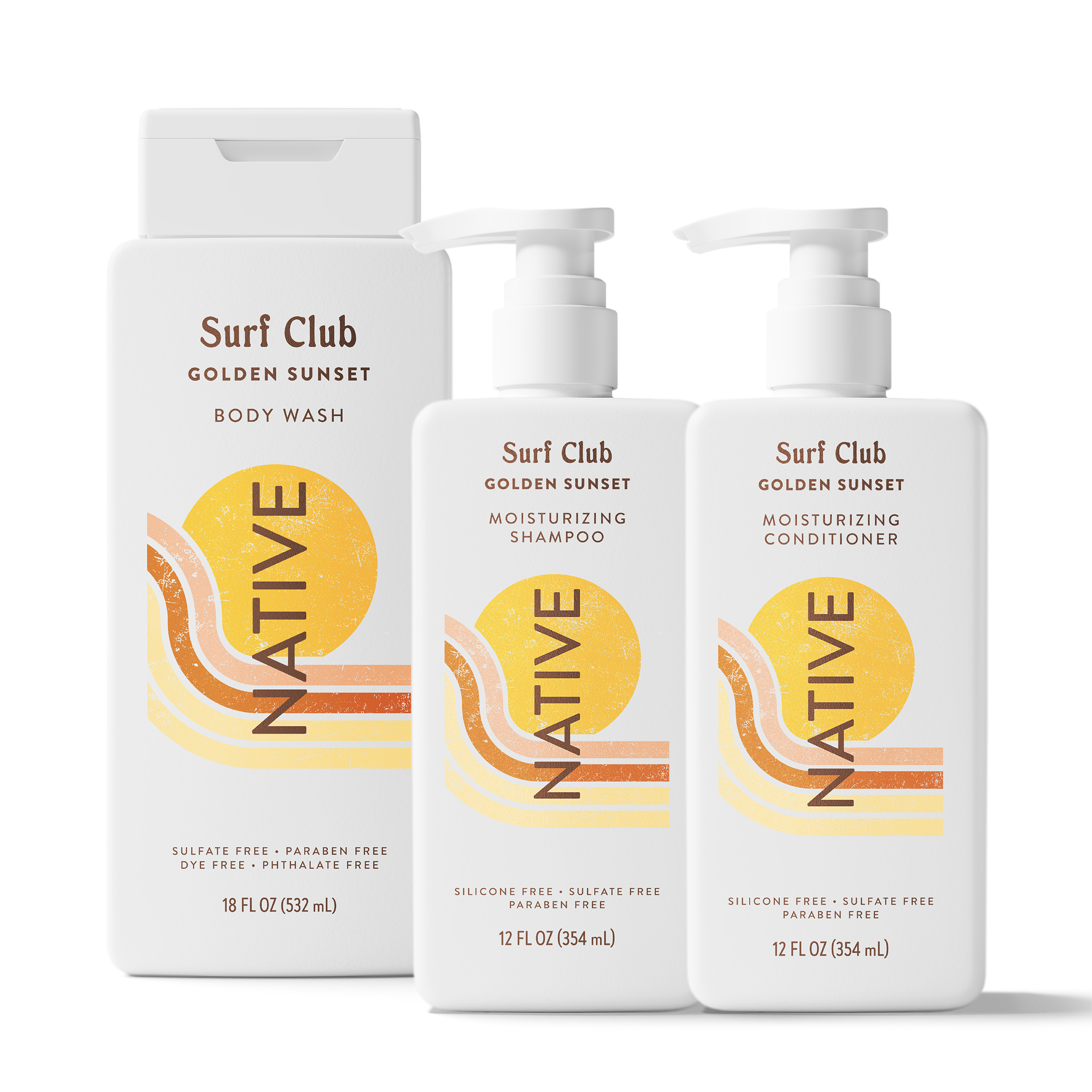 Native Shower Essentials Trio