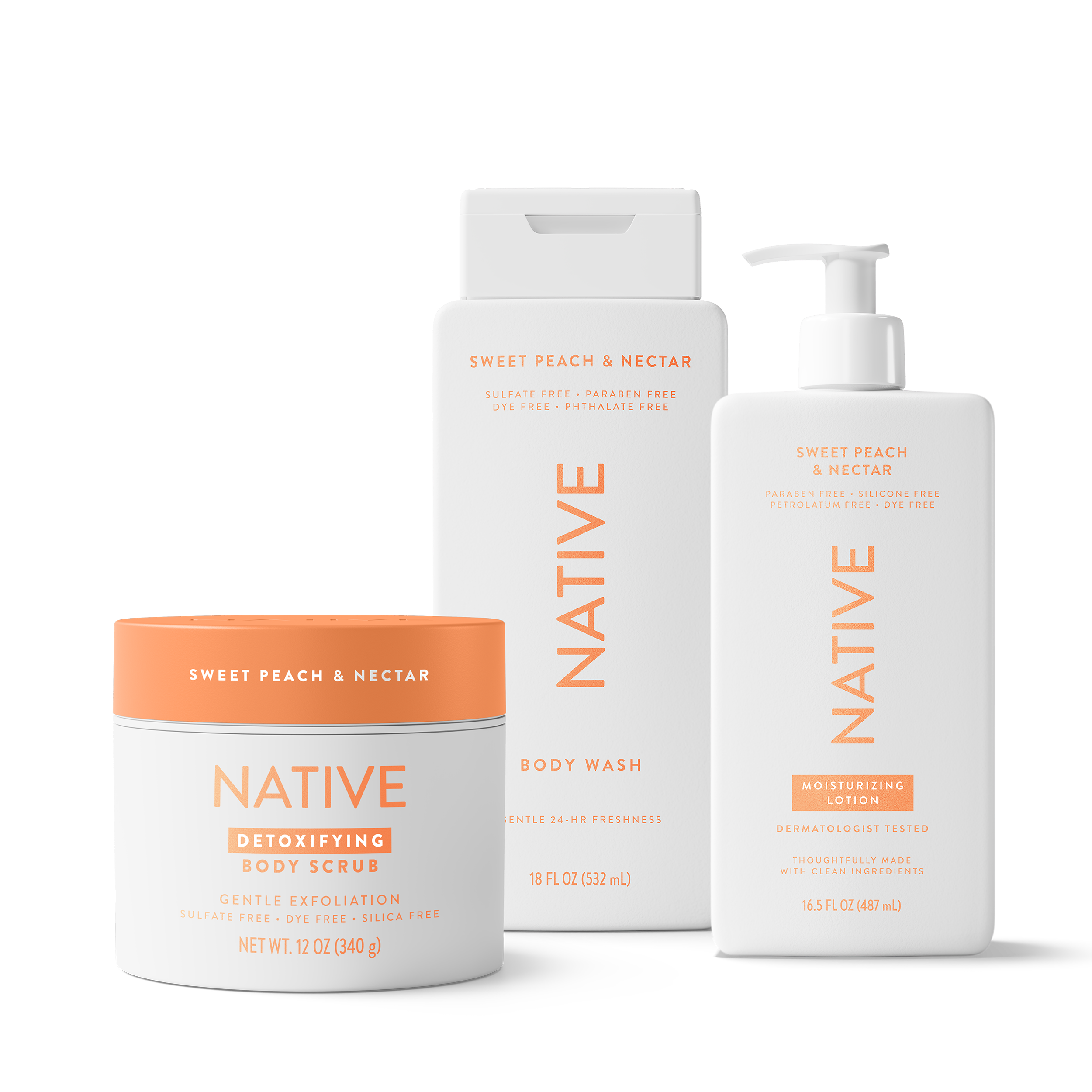 Native Exfoliate + Hydrate Trio