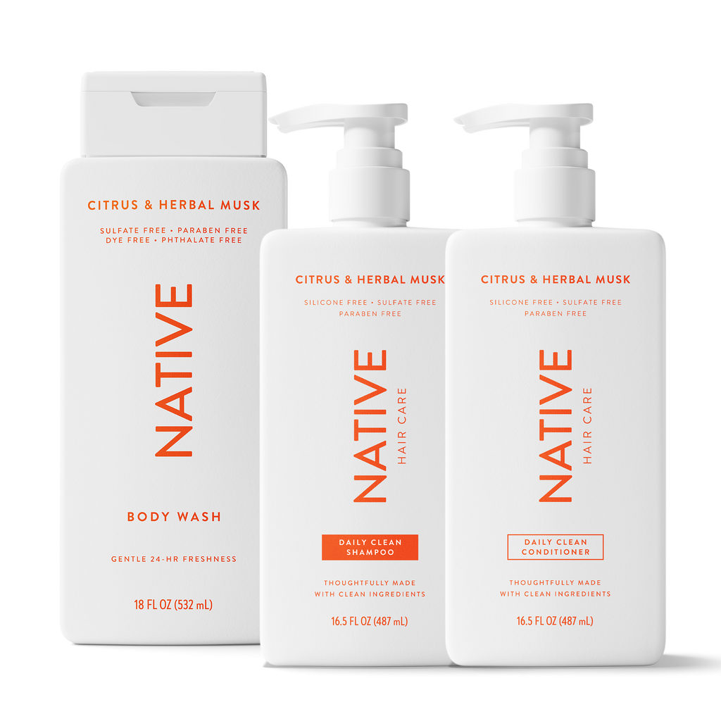 Native Shower Essentials Trio