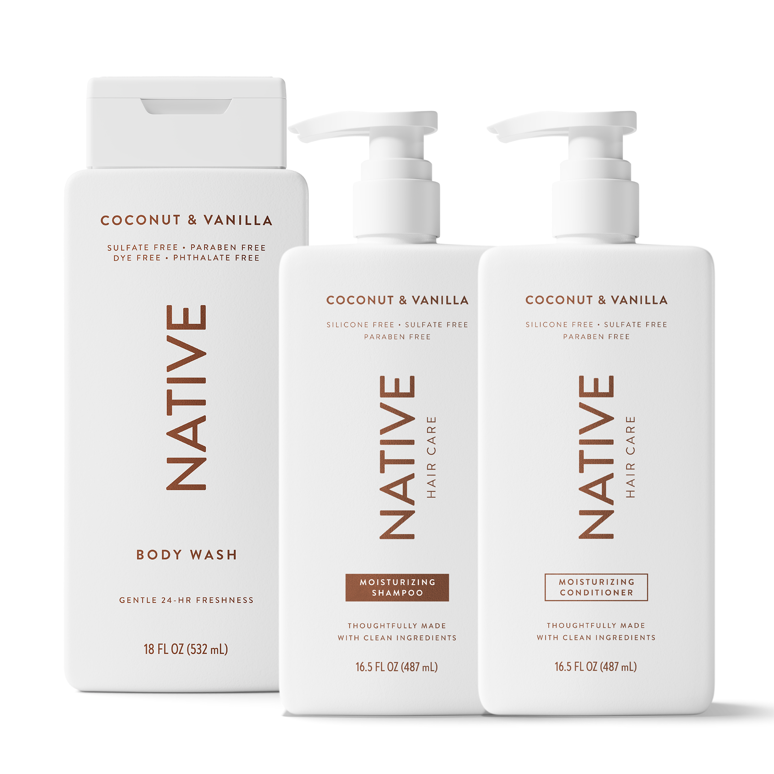 Native Shower Essentials Trio