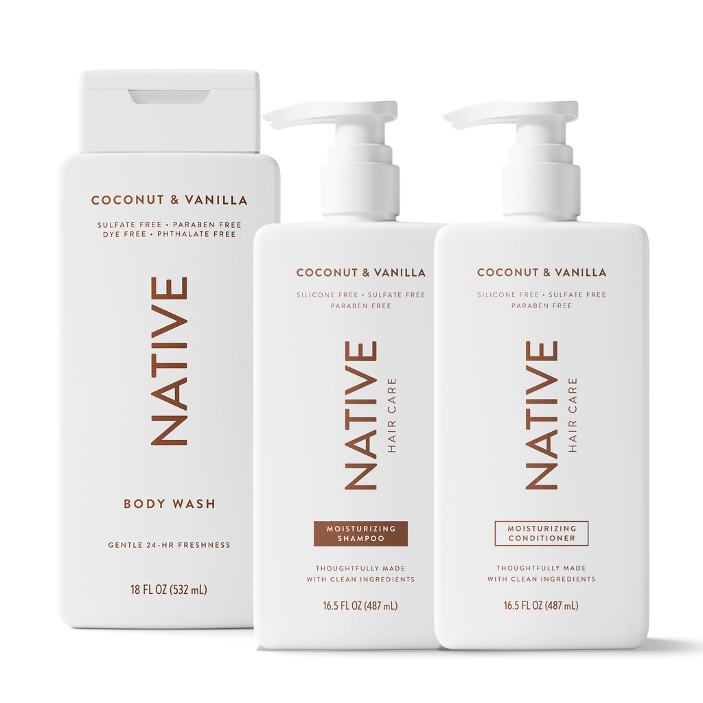 Native Shower Essentials Trio