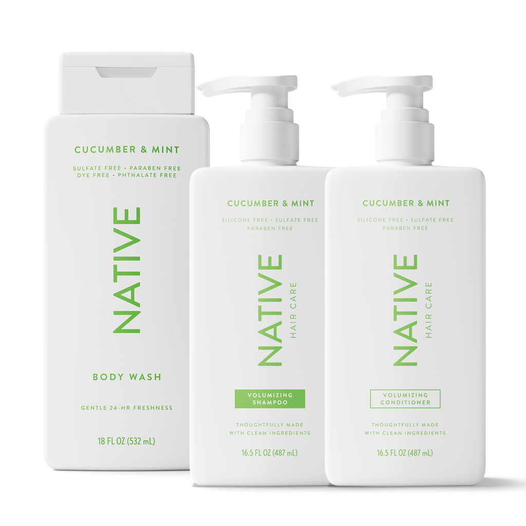 Native Shower Essentials Trio