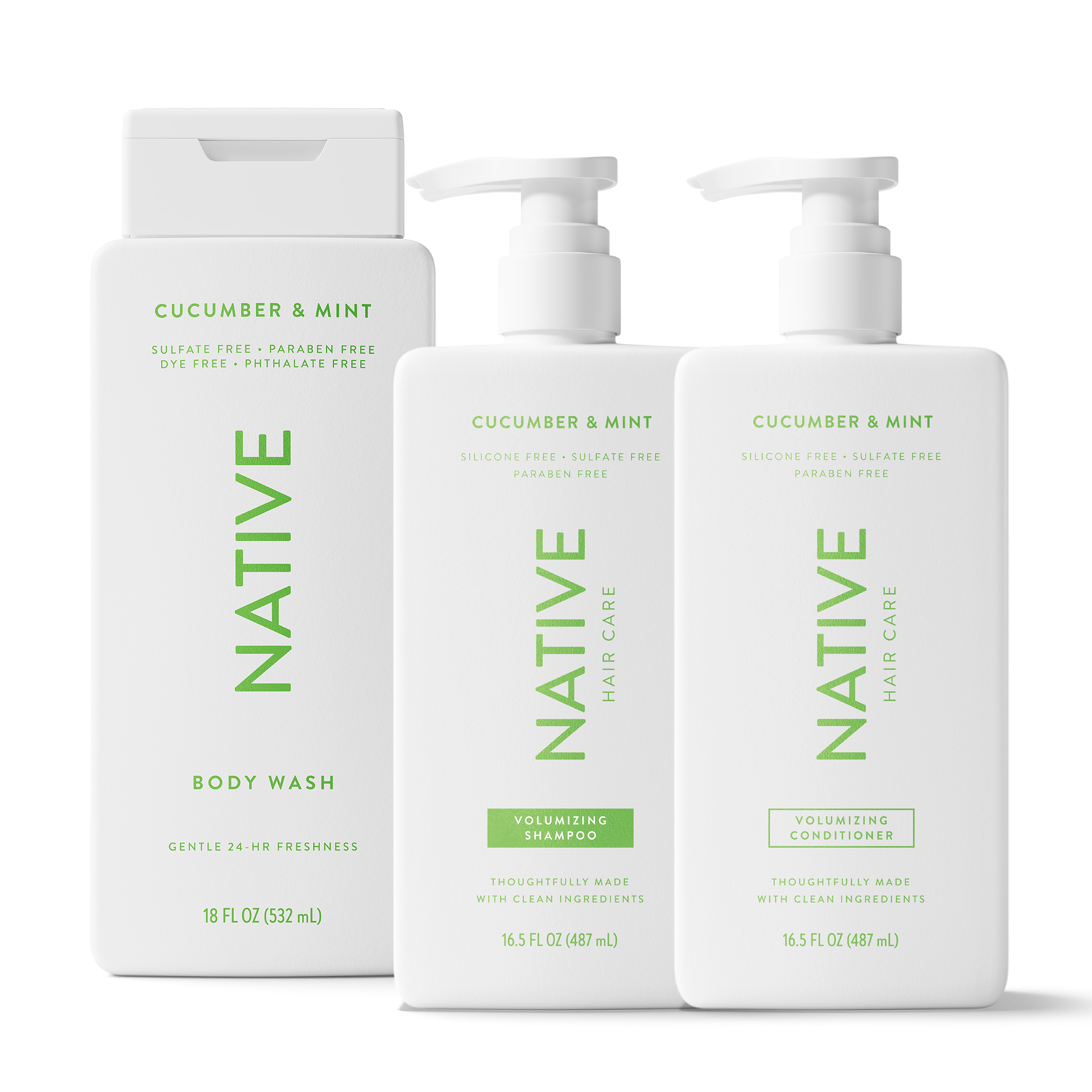 Native Shower Essentials Trio
