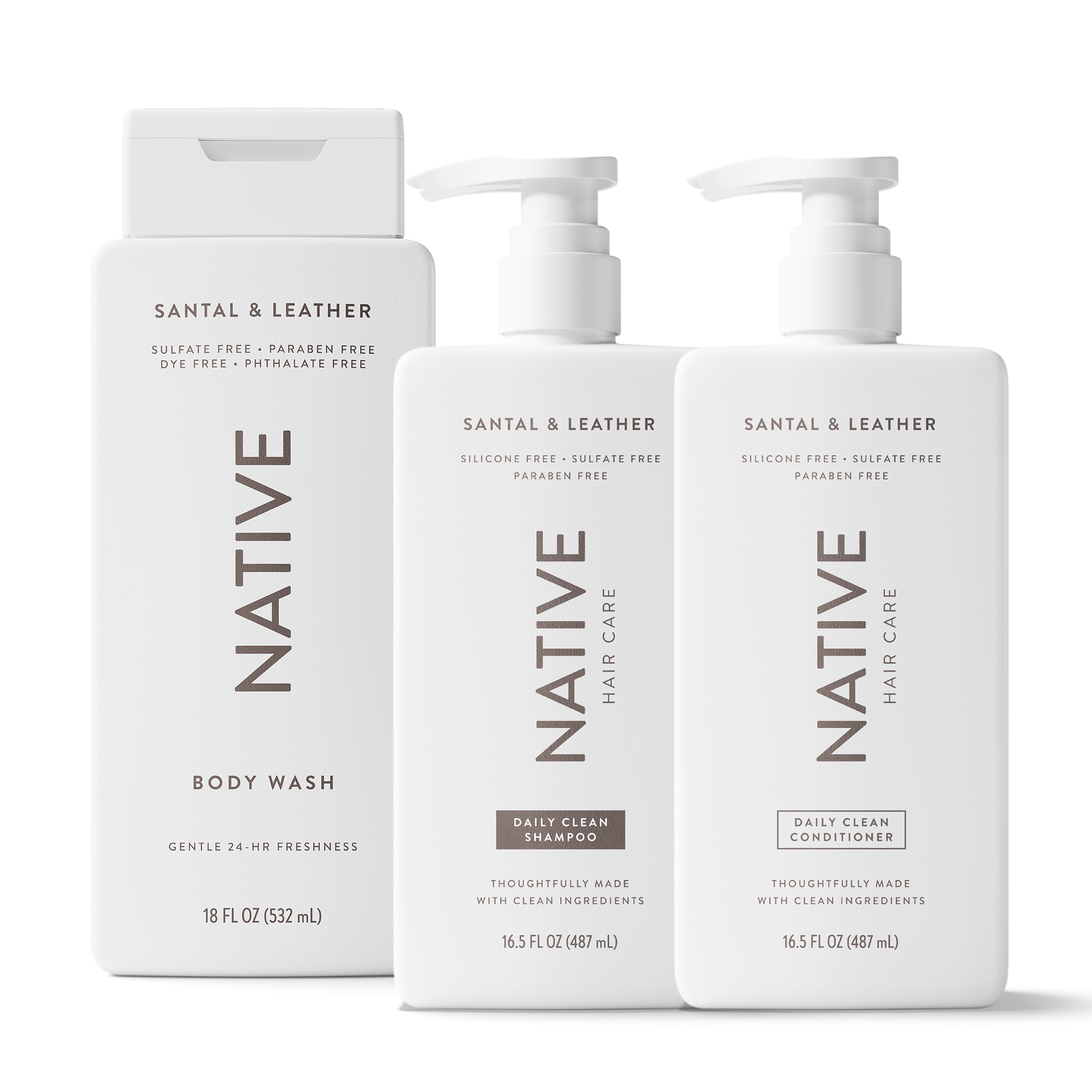 Native Shower Essentials Trio
