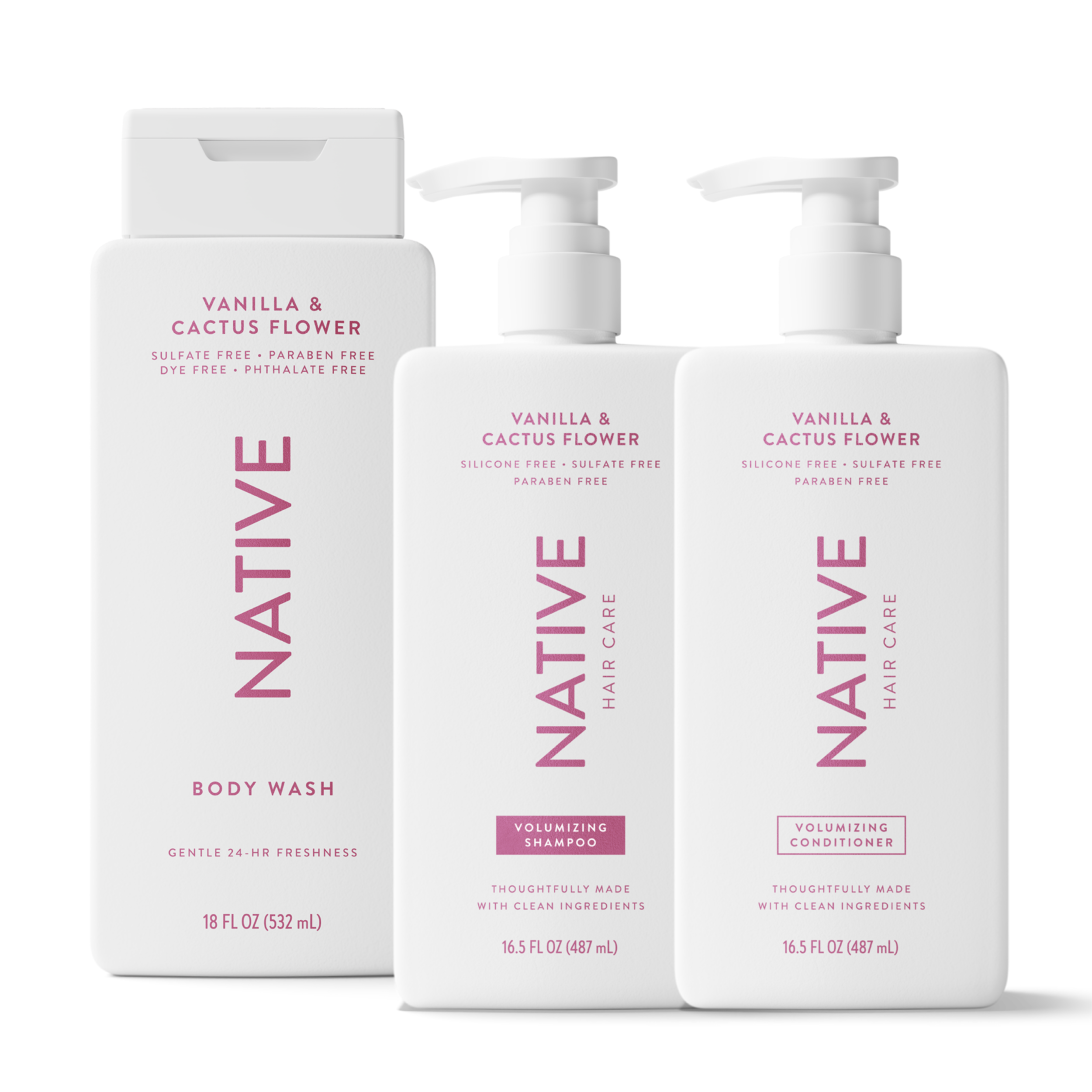 Native Shower Essentials Trio