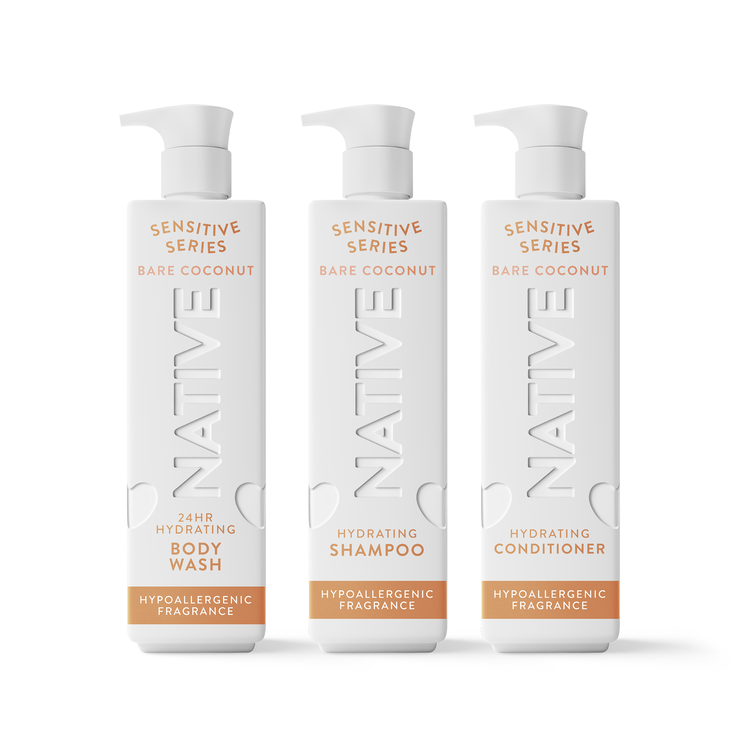 Native Shower Essentials Trio