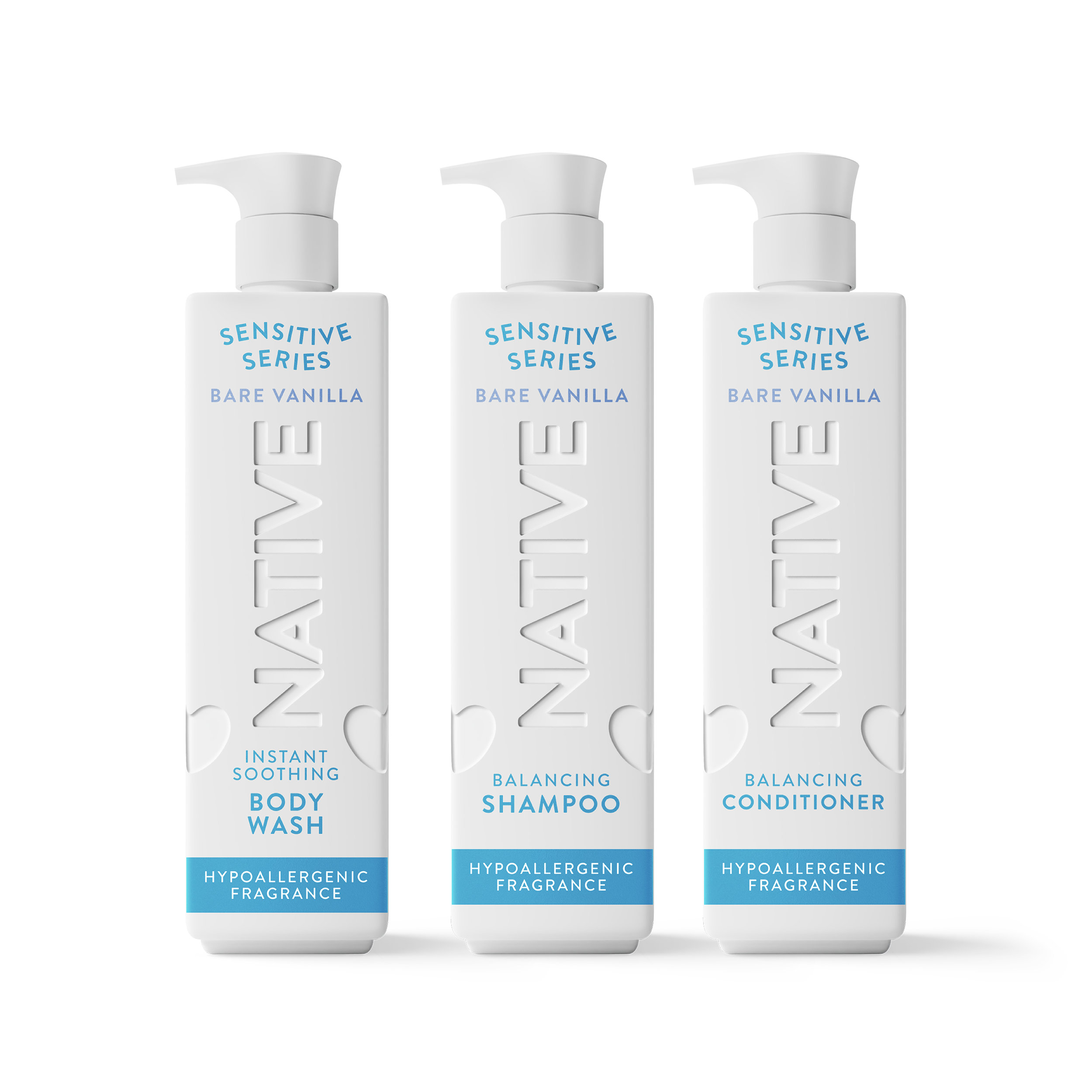 Native Shower Essentials Trio