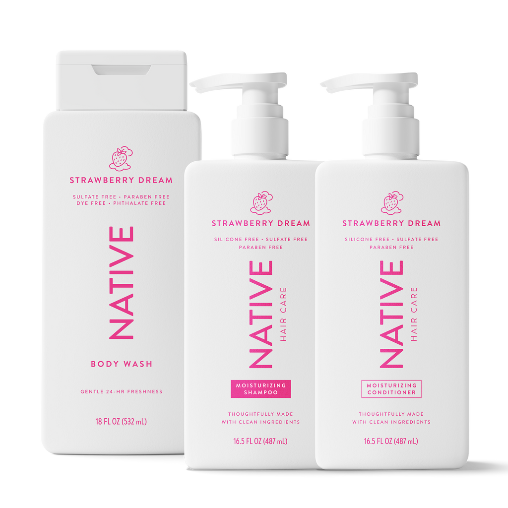 Native Shower Essentials Trio