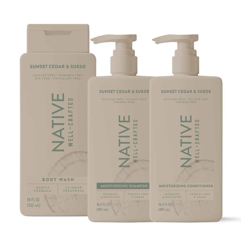 Native Shower Essentials Trio